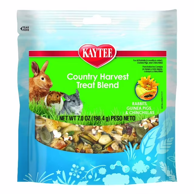 Kaytee Fiesta Country Harvest Treat Blend Rabbit, Guinea Pig and Chinchilla 8 oz